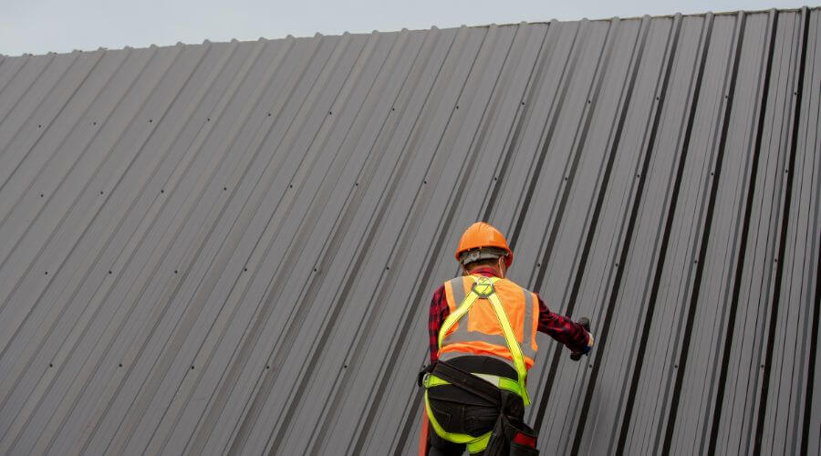 Professional metal roof installation services in Grandview, MO